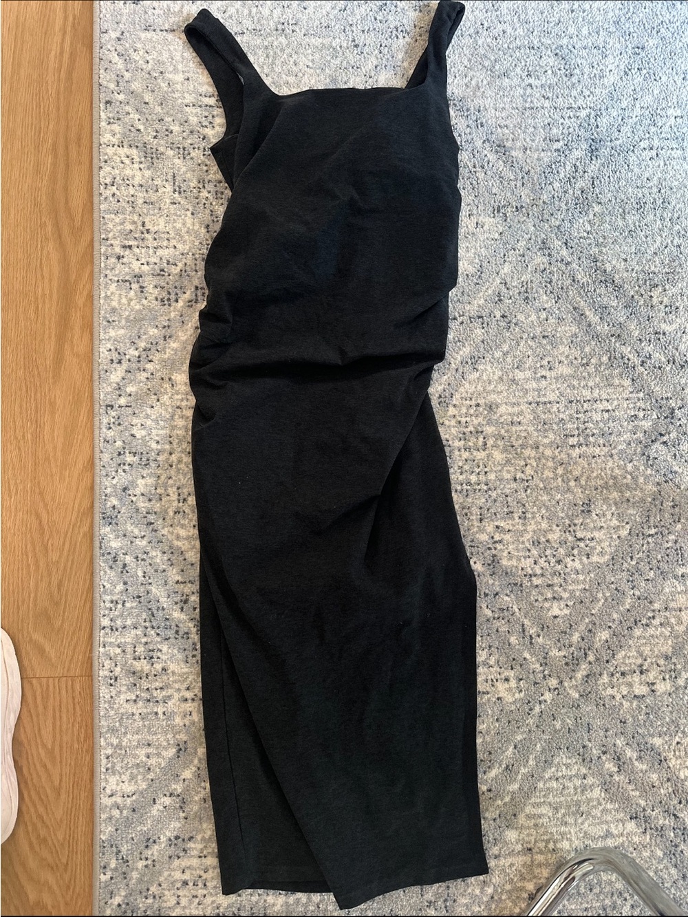 Beyond Yoga Black Midi Tank Dress